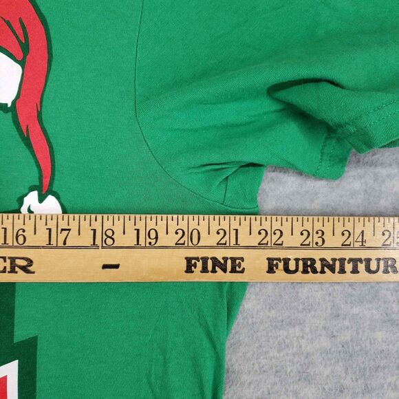 Panini America Rated Rookie Christmas Graphic T-Shirt Mens L Green Sports Cards - Picture 4 of 6